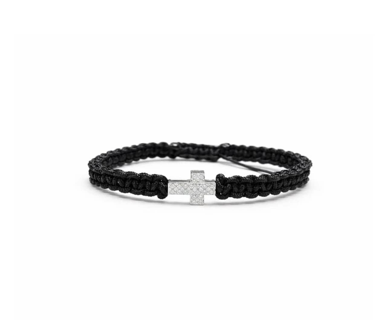 Handwoven Cross Bracelet LG