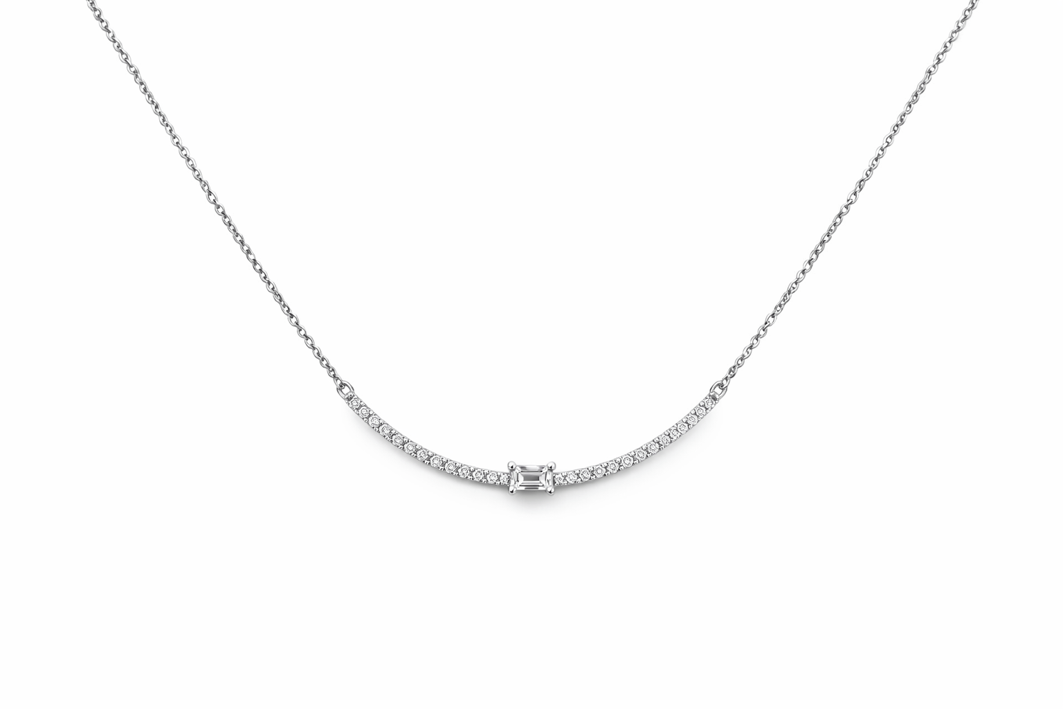 Happy Baguette Necklace