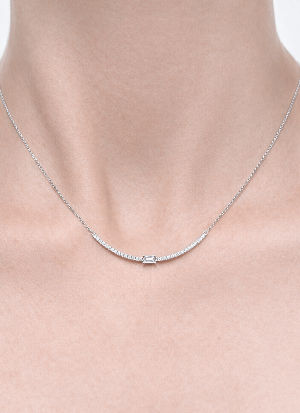Happy Baguette Necklace