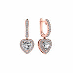 Heart Drop Earrings