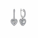 Heart Drop Earrings