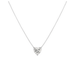 Heart Solitaire Necklace LG