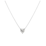 Heart Solitaire Necklace LG