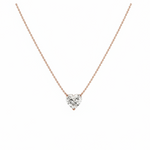 Heart Solitaire Necklace LG