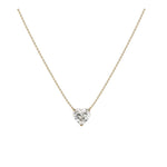 Heart Solitaire Necklace LG