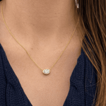 Horizon Solitaire Necklace LG
