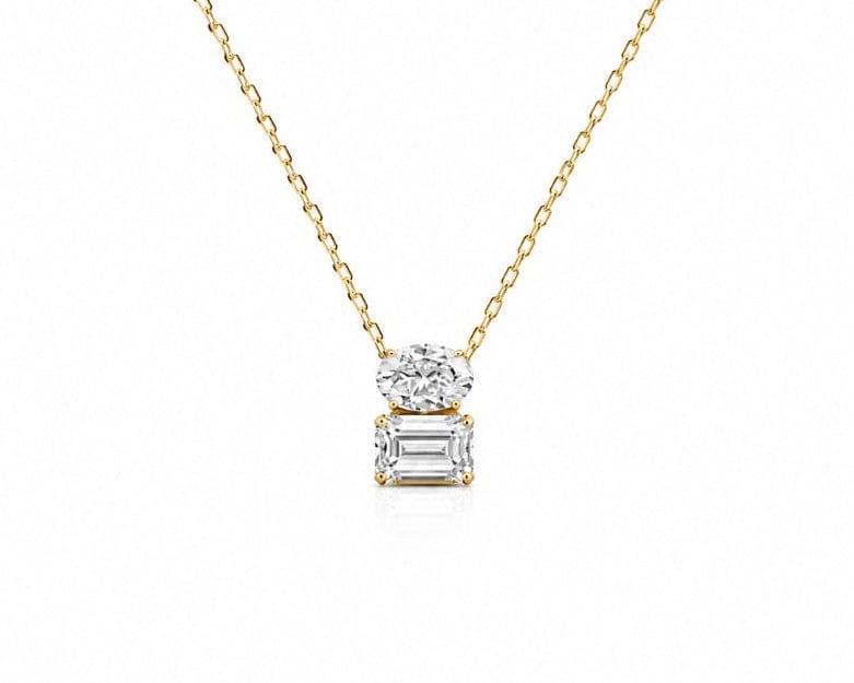Horizon Toi et Moi Necklace LG