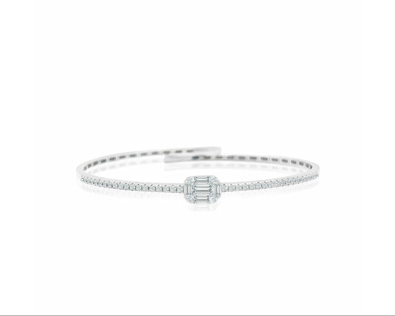 Illusion Cut Mini Bangle