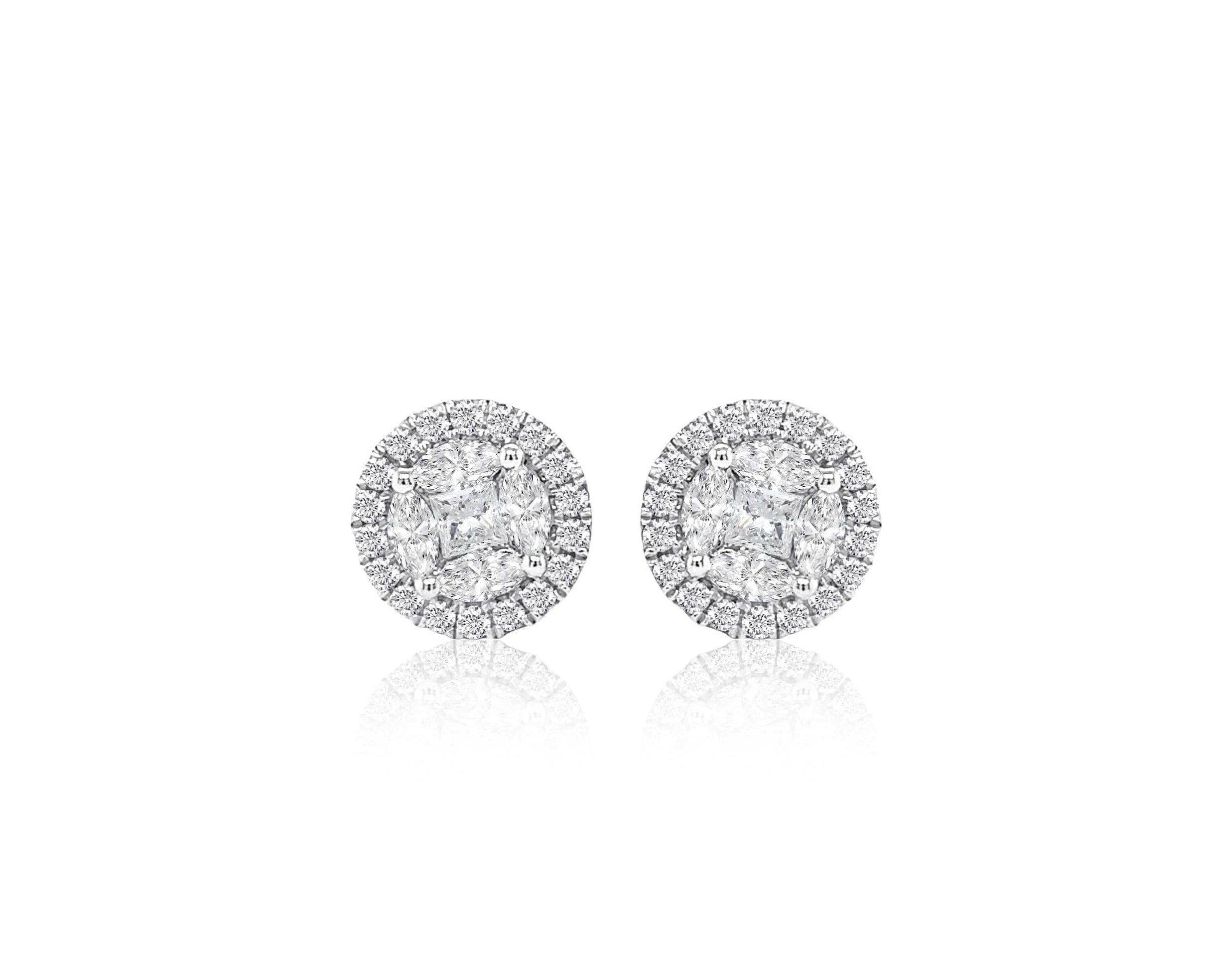 Illusion Halo Earrings