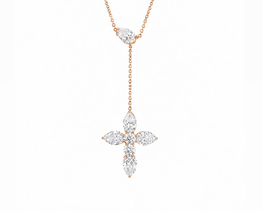 Imperial Cross Necklace LG