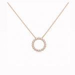 Infinity Circle Necklace LG