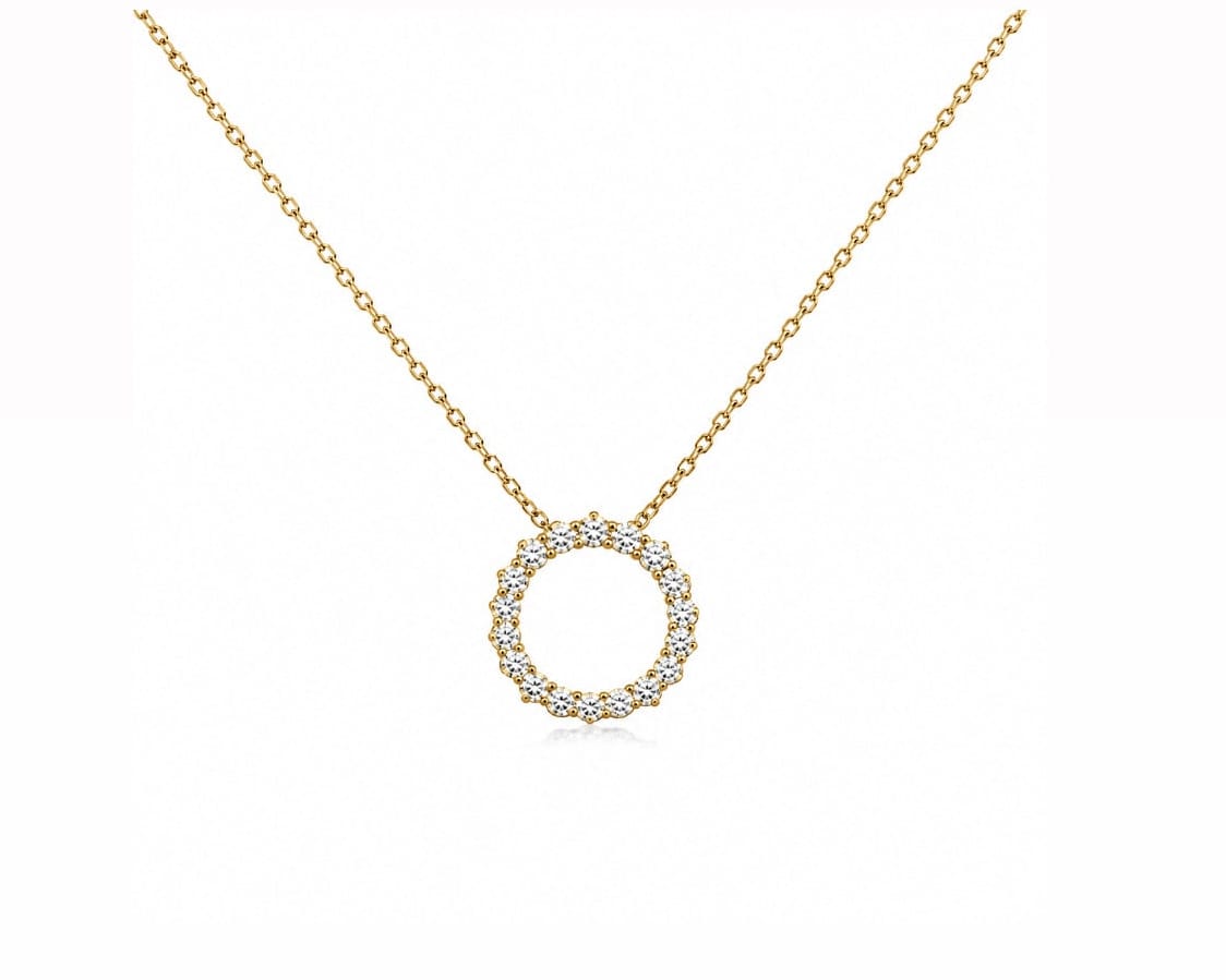 Infinity Circle Necklace LG