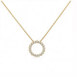 Infinity Circle Necklace LG