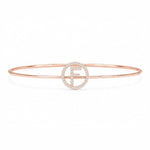 Initial Halo Bangle