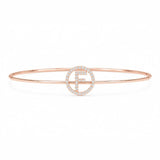 Initial Halo Bangle