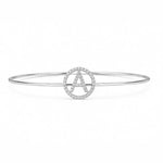Initial Halo Bangle