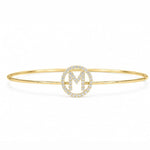 Initial Halo Bangle