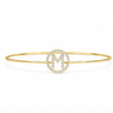 Initial Halo Bangle