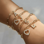 Initial Link Bracelet