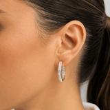 Inside-out Diamond Hoops LG