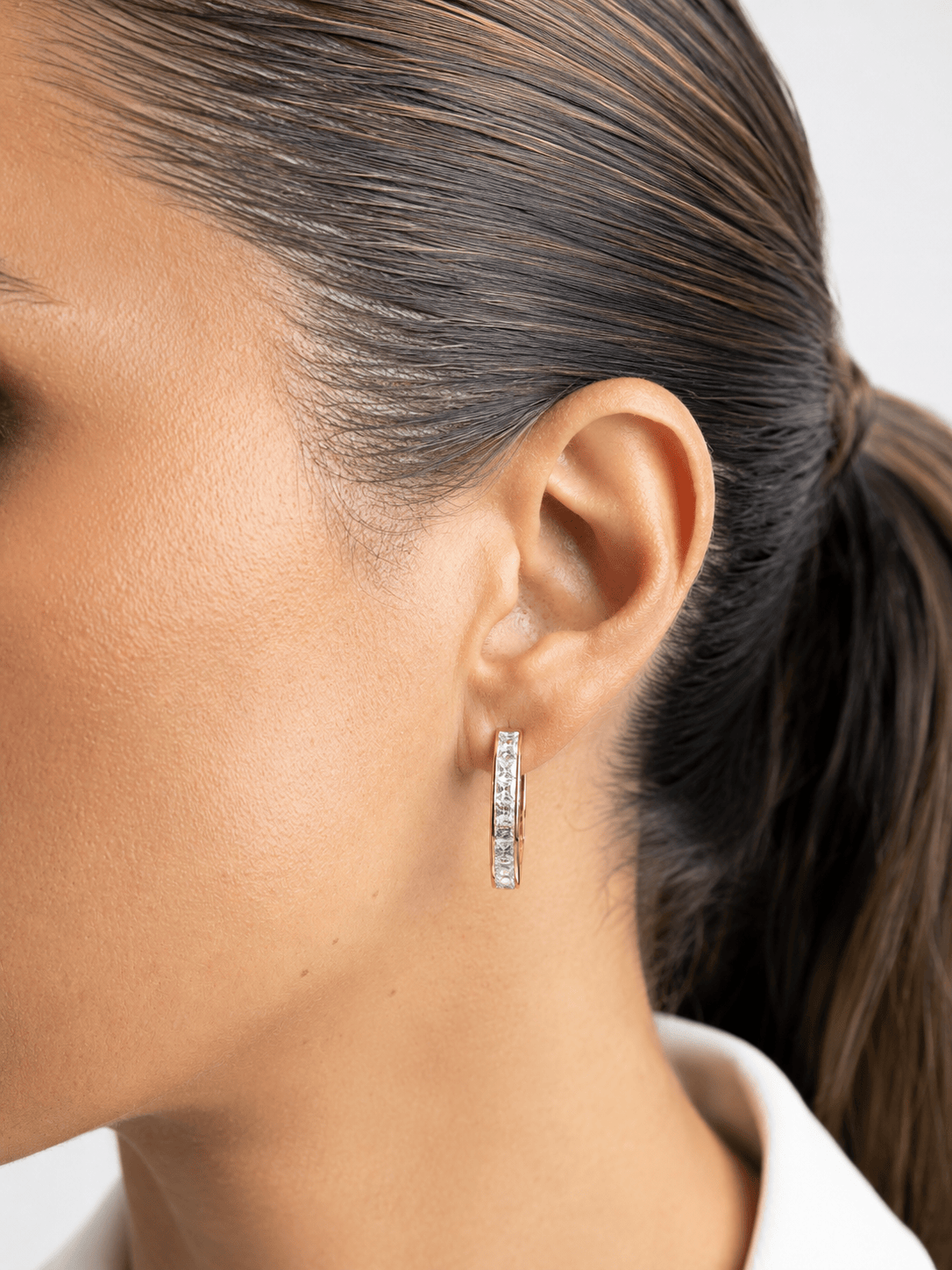 Inside-out Diamond Hoops LG