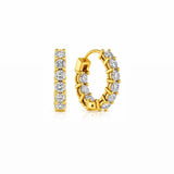 Inside-out Prong Hoops