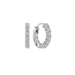 Inside-out Prong Hoops