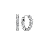 Inside-out Prong Hoops