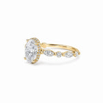 Ivy Oval Solitaire LG