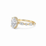 Ivy Oval Solitaire LG