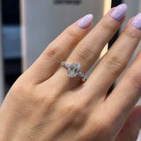 Ivy Oval Solitaire LG