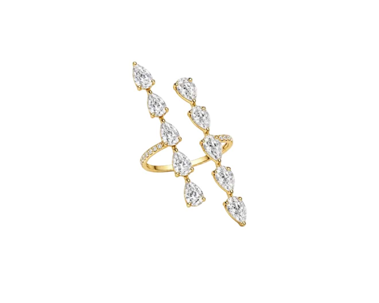 Ivy Pear Ring LG