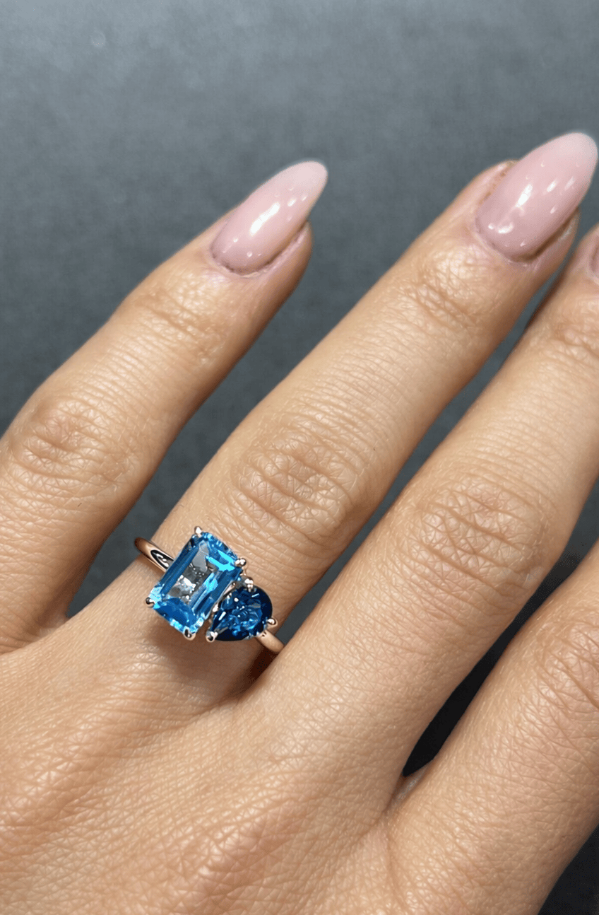L’Azur Toi et Moi Ring