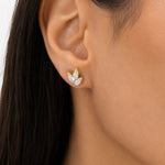Leaf Marquise Earstuds LG