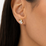 Leaf Marquise Earstuds LG