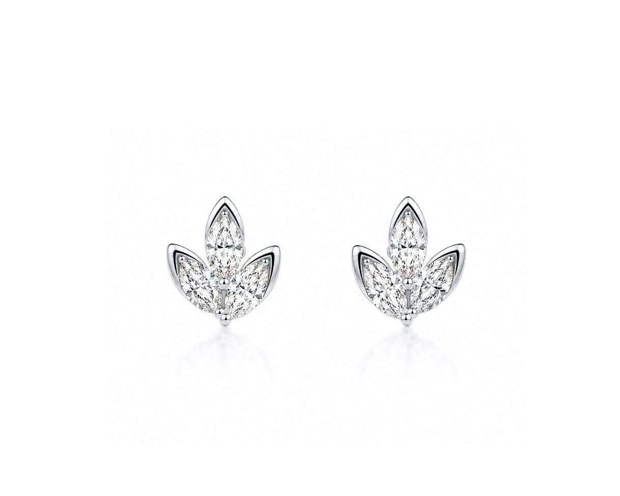 Leaf Marquise Earstuds LG