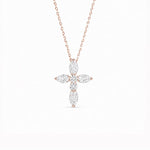 Lotus Cross Necklace LG