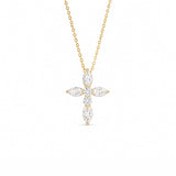Lotus Cross Necklace LG