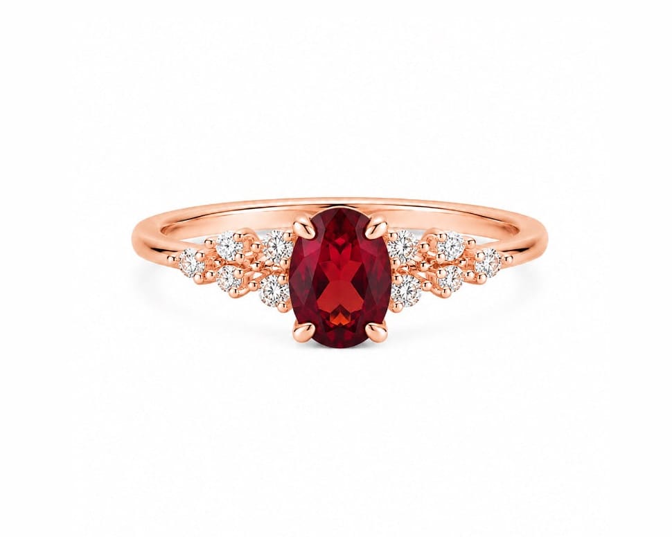 Lovely Garnet Ring