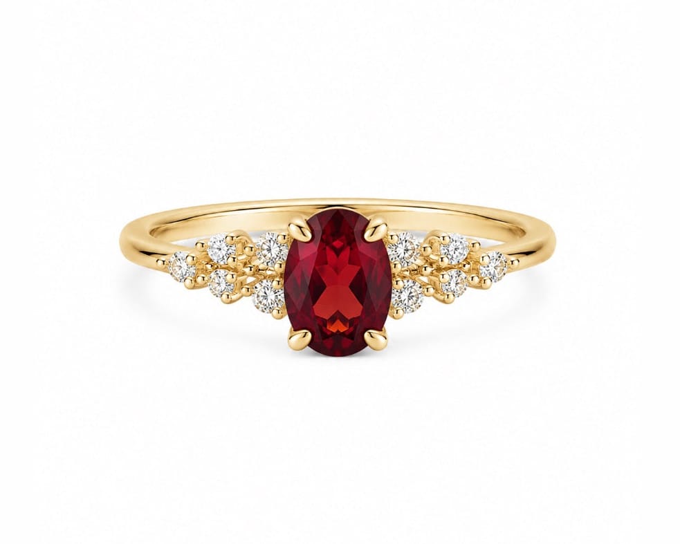 Lovely Garnet Ring