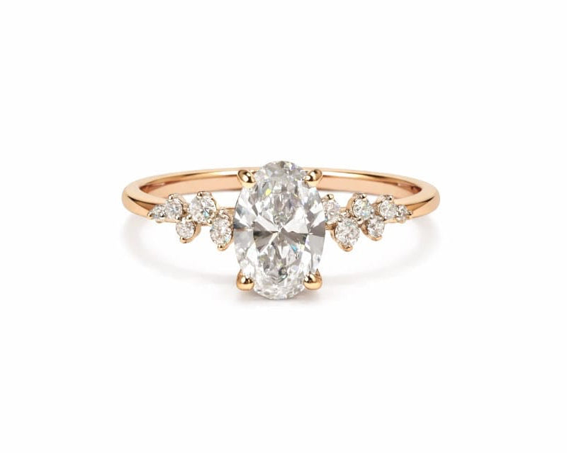 Lovely Oval Solitaire LG
