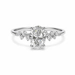 Lovely Oval Solitaire LG