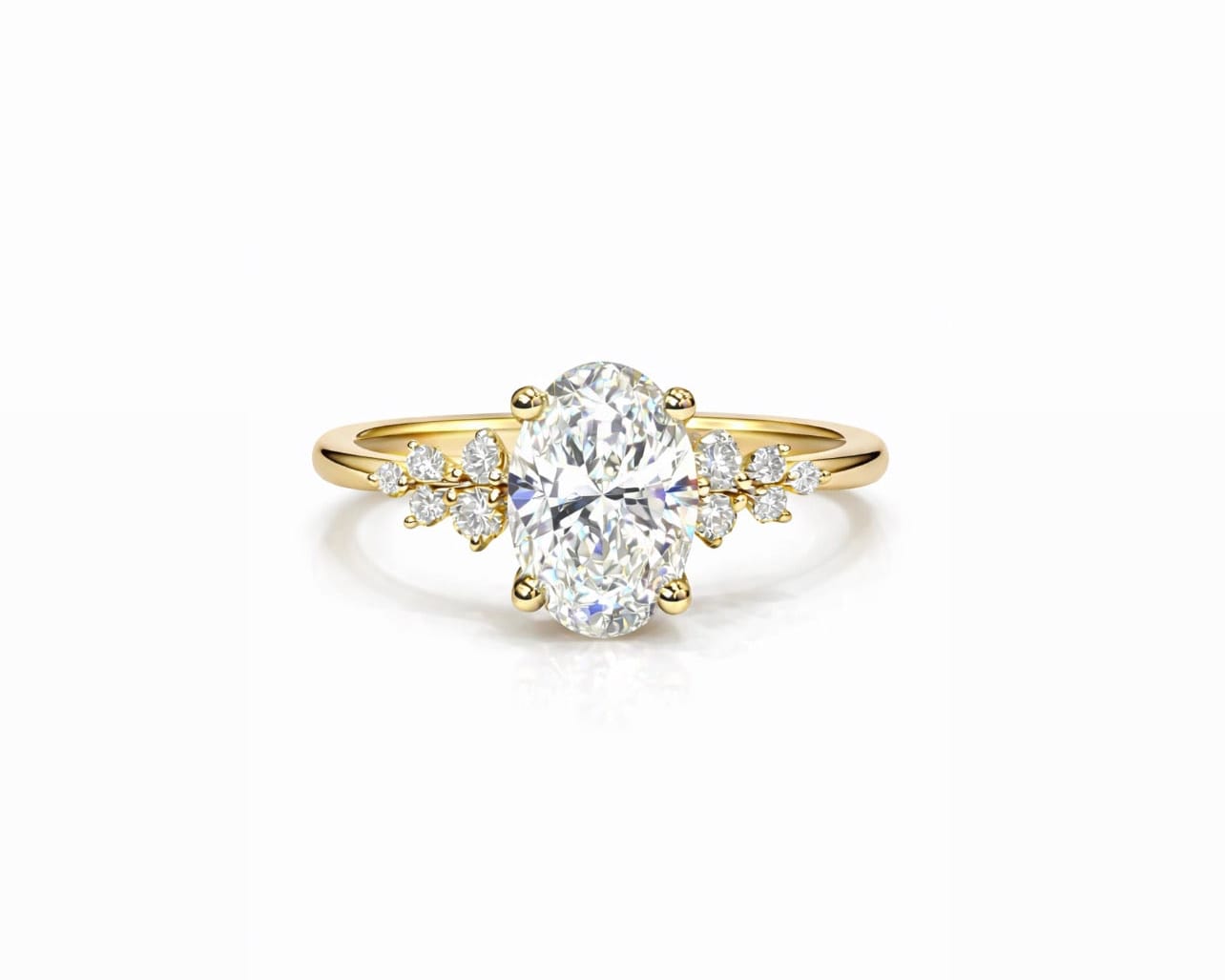 Lovely Oval Solitaire LG