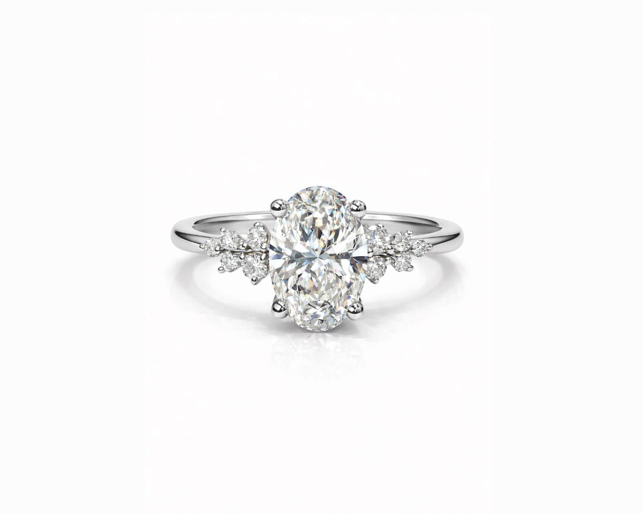 Lovely Oval Solitaire LG