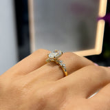 Lovely Oval Solitaire LG