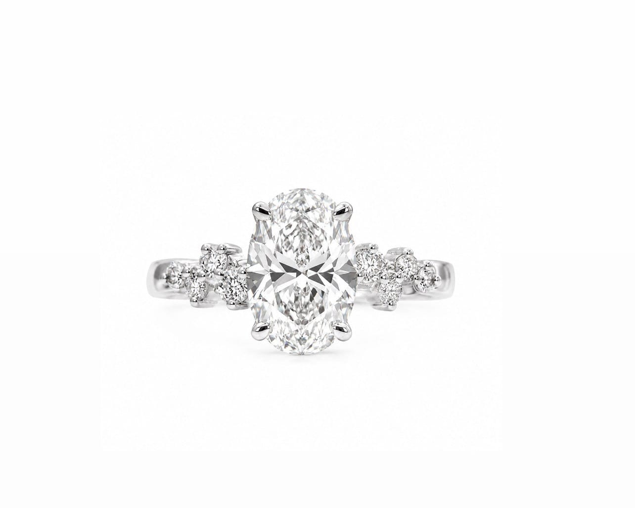 Lovely Oval Solitaire LG