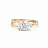 Lumina Pear Ring LG