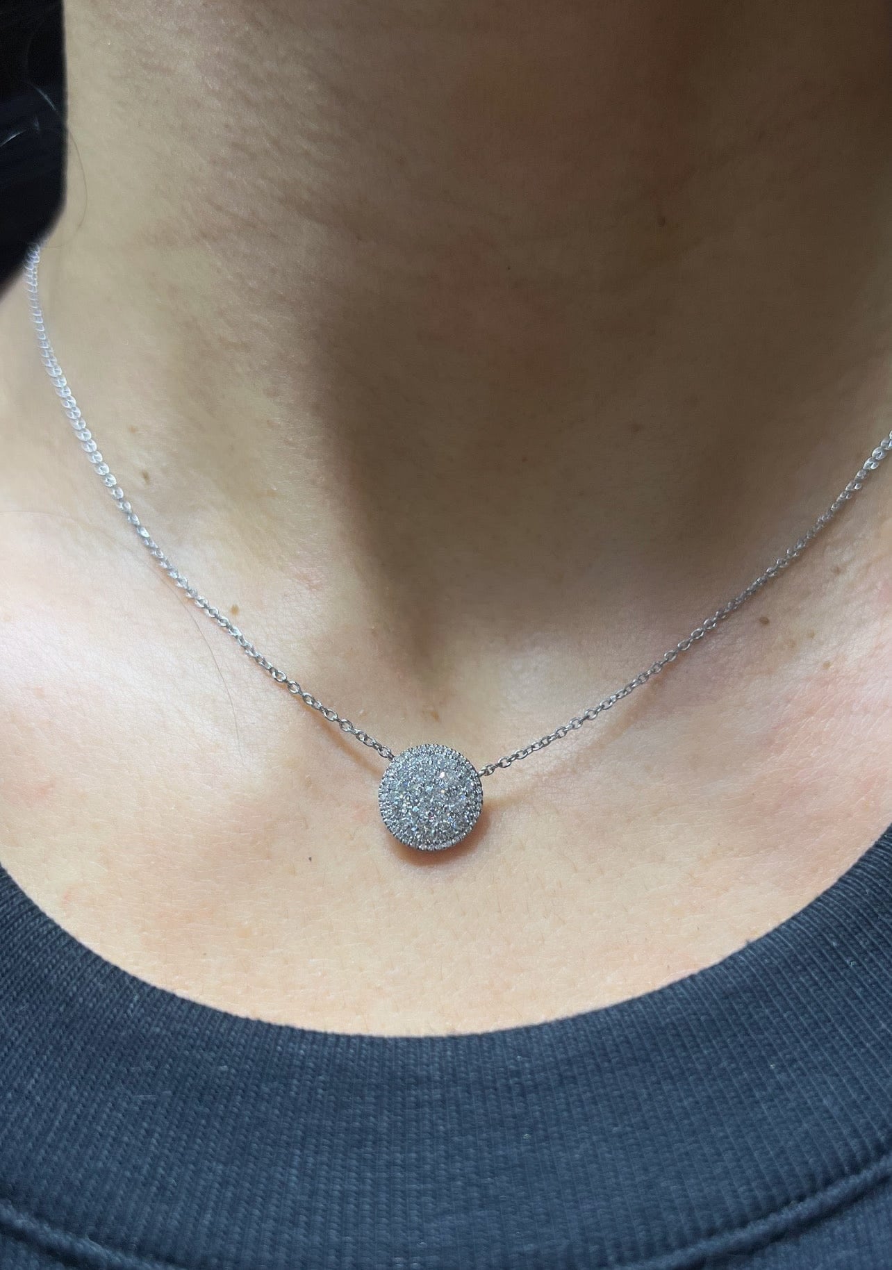 Luna Pavé Necklace
