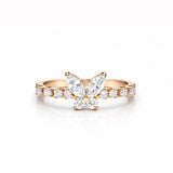 Marquise Butterfly Ring LG