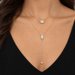 Marquise Drop Necklace LG